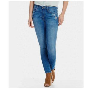 Women's Skinny Jeans Levi's Embroidered Mid Rise size 34 NEW